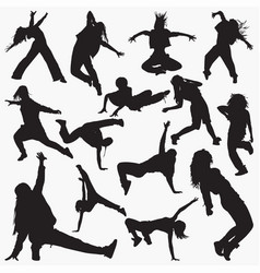 Women Street Dance Silhouettes