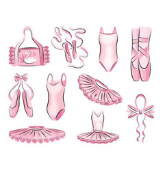 Ballet Accessories With Pink Dress Tutu