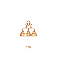 Ceo Concept 2 Colored Icon Simple Line Element