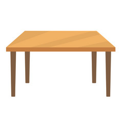 Kitchen Wooden Table Icon Cartoon Shop