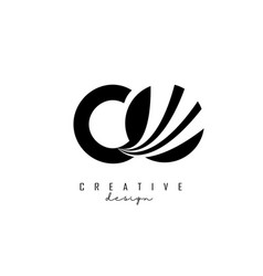 Creative Black Letters Co C O Logo With Leading