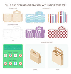 Tall And Flat Gift Cardboard Packaging