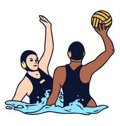 Girls Waterpolo Sport Players