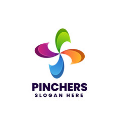 Logo Pinchers Gradient Colorful Style