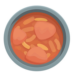 Soup Meal Icon Cartoon Portugal Food