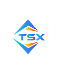 Tsx Abstract Technology Logo Design On White