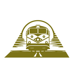 A Logo Of Train Tram Icon Metro Silhouette