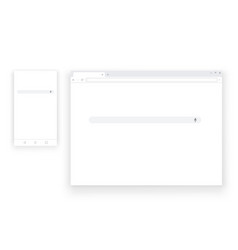 Mobile And Web Browser Windows Mock Up