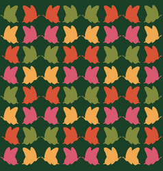 Butterfly Silhouette Fashionable Seamless Pattern