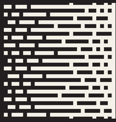 Rounded lines seamless pattern black and white Vector Image
