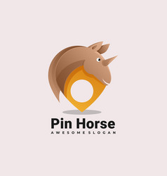 Colorful Animal Horse Logo Tem