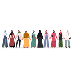 Group Of Young Muslim Women