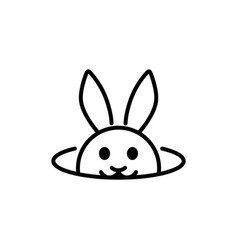 Bunny In Hole Icon