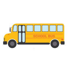 Cartoon Yellow School Bus