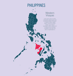 Philippines Map And Region Western Visayas Asia