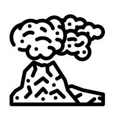 Peleus Type Eruption Line Icon