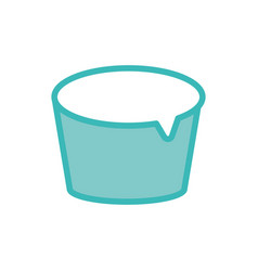 Isolated Bowl Dou Color Style Icon Design