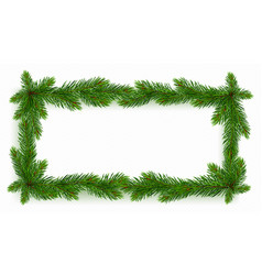 Realistic Rectangular Pine Tree Frame