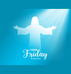 Good Friday Religious Event Background With Light