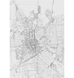 Map Of The City Of Debrecen Hungary