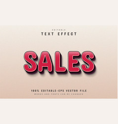 Sales Retro Style Text Effect