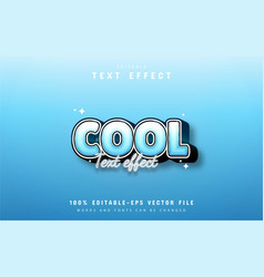 Cool Blue Gradient Style Text Effect