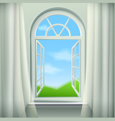 Open Arched Window