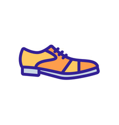 Oxford Shoe Icon Outline