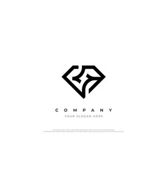 Shiny And Simple Diamond Logo Design