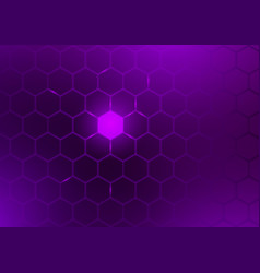 Abstract Purple Background From Hexagons