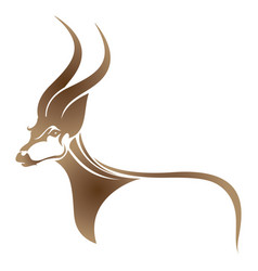 Antelope Logo Design Icon