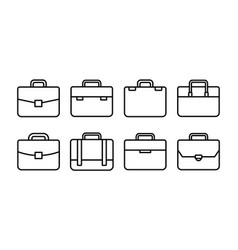 Briefcase Icon Portfolio Suitcase