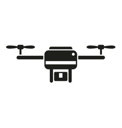 Cloud Network Drone Control Icon Simple