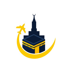 Mecca And Hotel Tower Logo Design