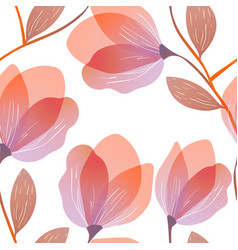 Seamless Floral Pattern Based On Traditional Folk