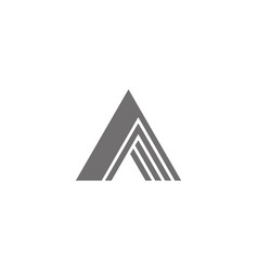 Triangle Dimensional Simple Geometric Logo