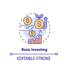 Basic Investing Concept Icon