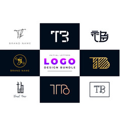 Initial Letters Tb Logo Design Bundle