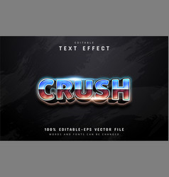 Crush Text 80s Gradient Style Effect