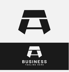 Letter Initial A Bench Logo Design Template