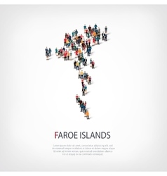 People Map Country Faroe Islands