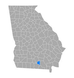 Map Lanier In Georgia