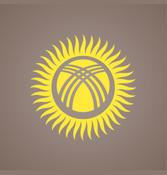 Symbol From The Flag Of Kyrgyzstan