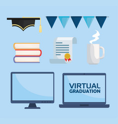 Virtual Graduation Icons