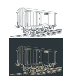 Goods Wagon Sketches