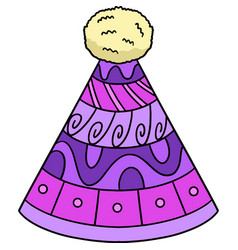 Birthday Party Hat Cartoon Colored Clipart