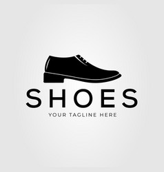 Derby Shoes Logo Or Loafer Shoe Icon Design