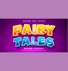 Fairy Tales Text Effect Editable Font Style