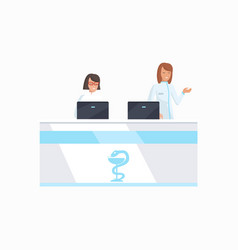 Hospital Front Desk Icon