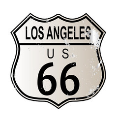 Los Angeles Route 66 Sign